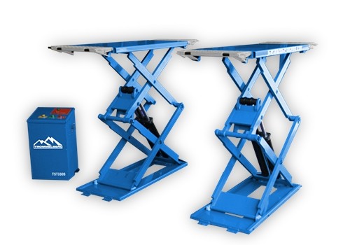 Подъемник двойной ножничный TROMMELBERG TST330S