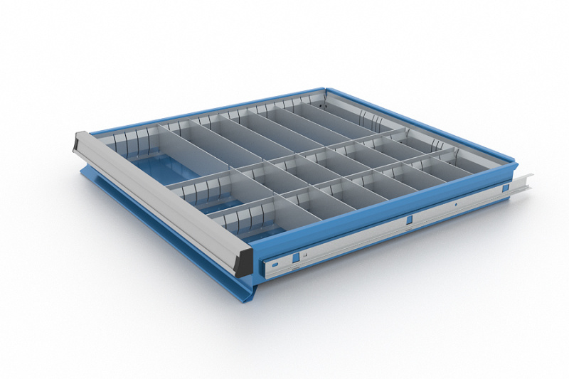 Комплект разделителей ящика тумбы инструментальной Premium 21 ячейка FERRUM 15.001-5015