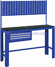 МАСТАК Верстак инструментальный, ящик, задняя панель, синий 541-11500B